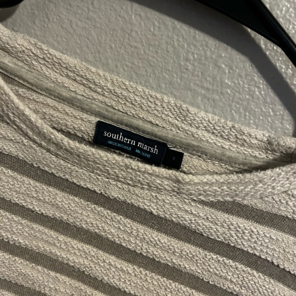 Southern Marsh Cream Knit Crewneck - Picture 7 of 8